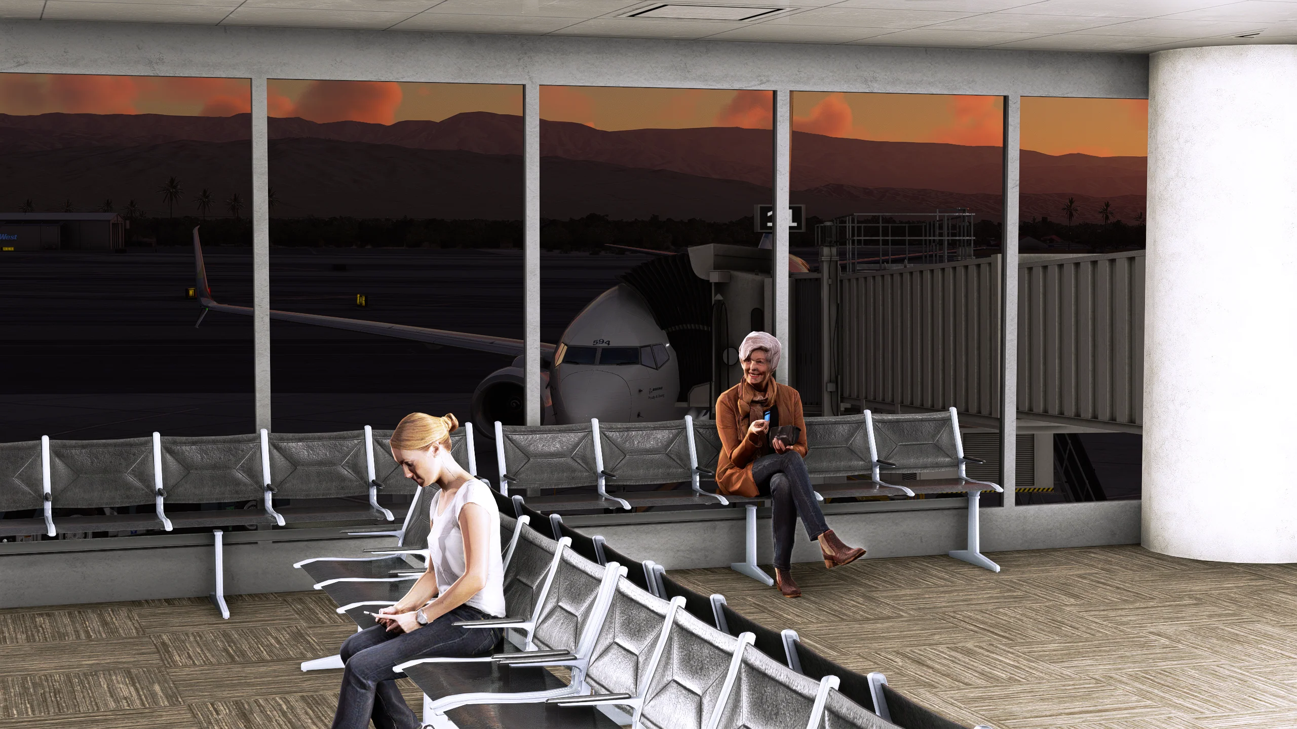 iniBuilds Palm Springs (KPSP) for MSFS-2020 - Image 20