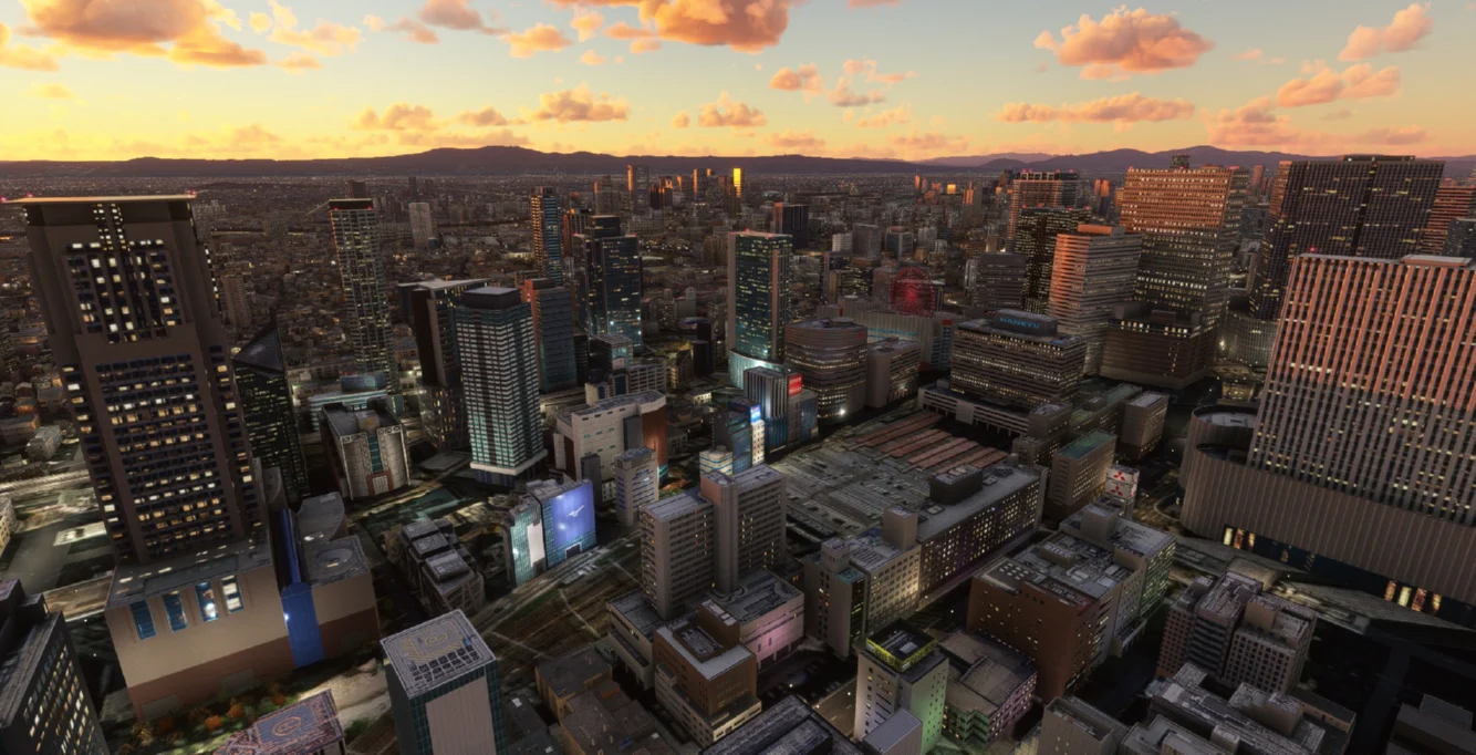 SamScene3D Osaka City for MSFS-2020