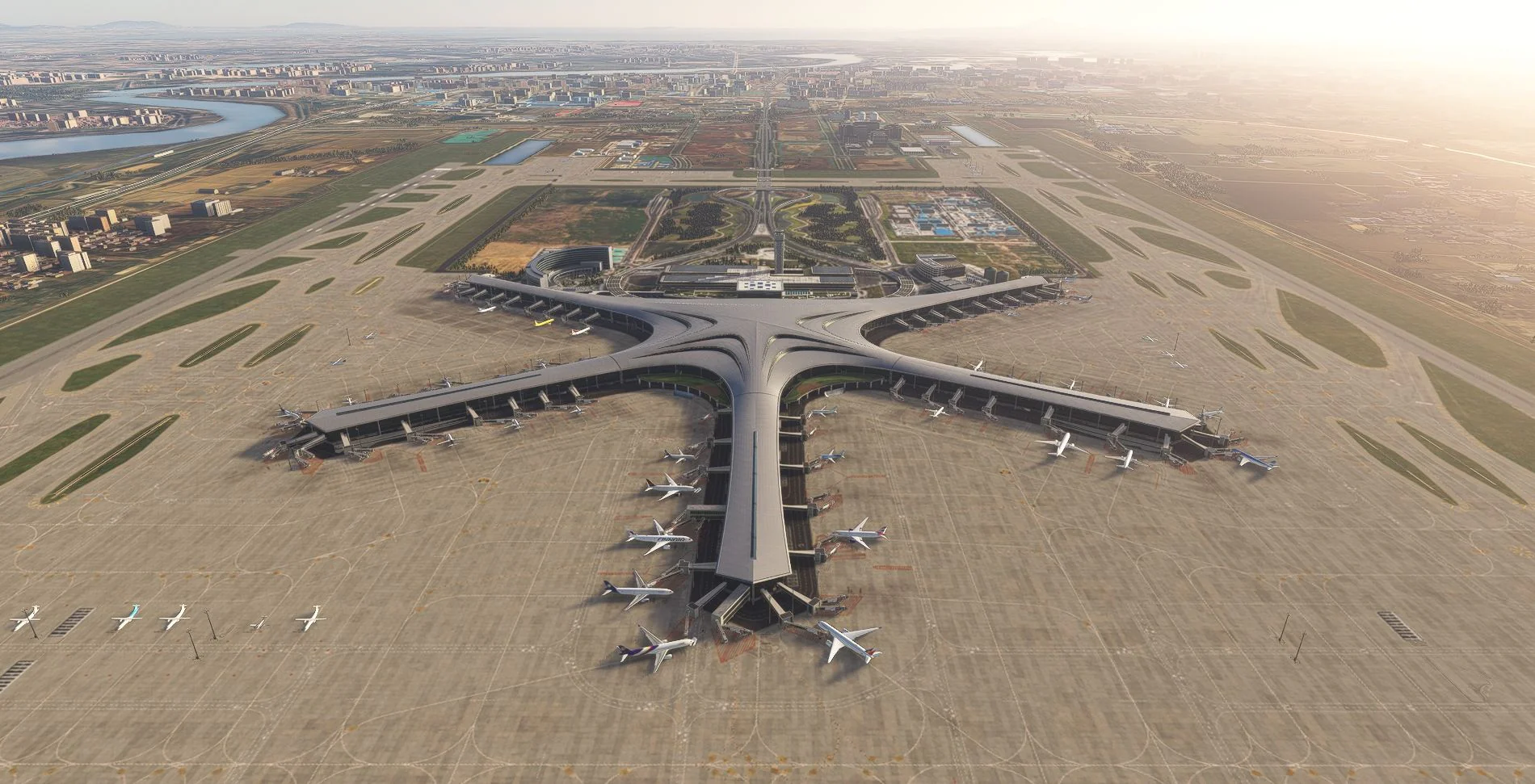 SamScene3D Qingdao Jiaodong (ZSQD) for MSFS