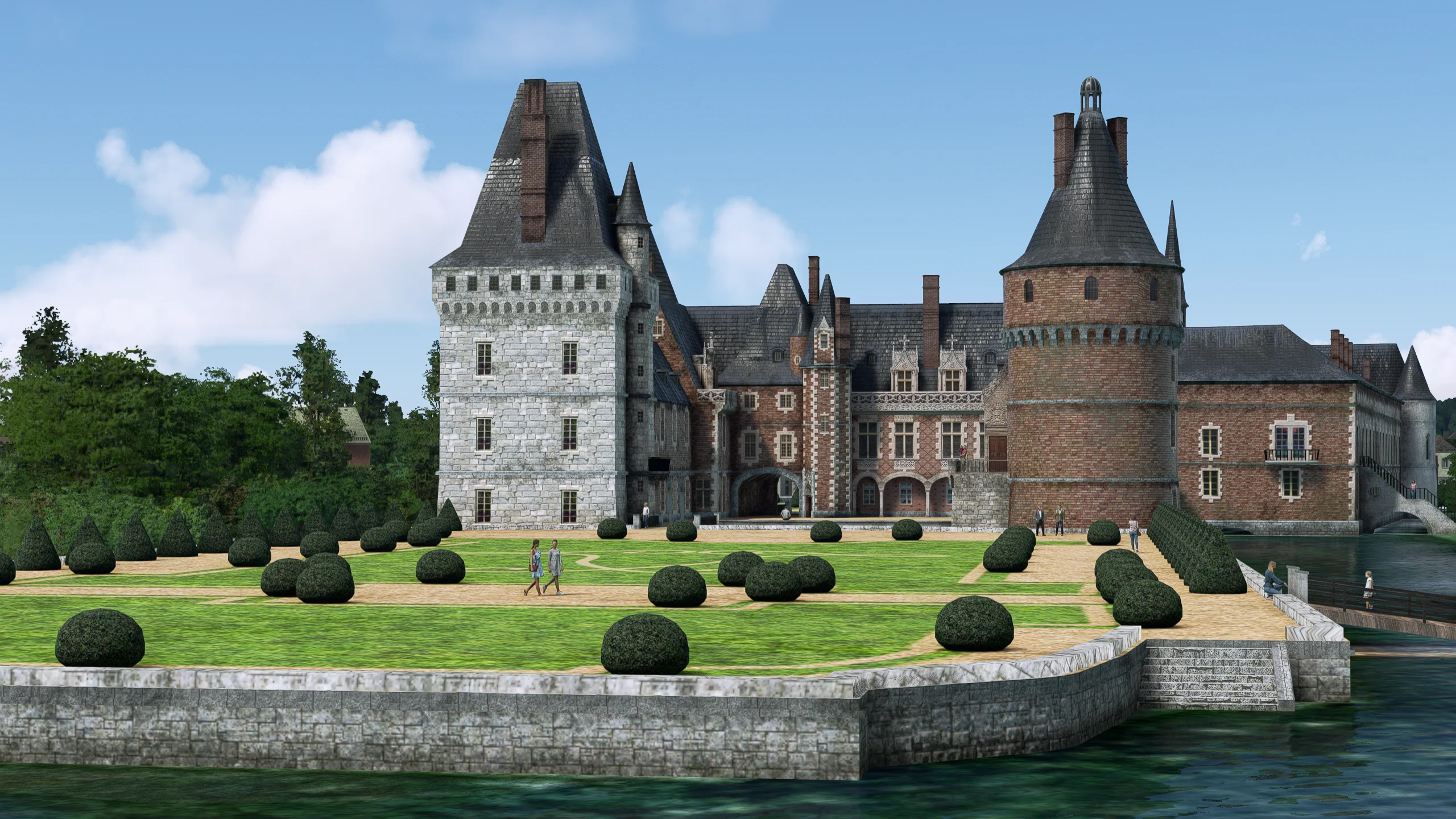 SPINOZA Castle of Maintenon for MSFS - Image 13